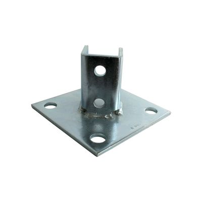 ποιότητας  Standard Steel Channel Post Base Accessories C Channel  1-5/8" εργοστάσιο