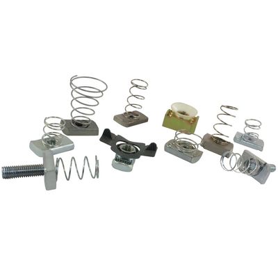 ποιότητας  Carbon Steel M10 M12 Spring Wing Nut for Channel Steel εργοστάσιο